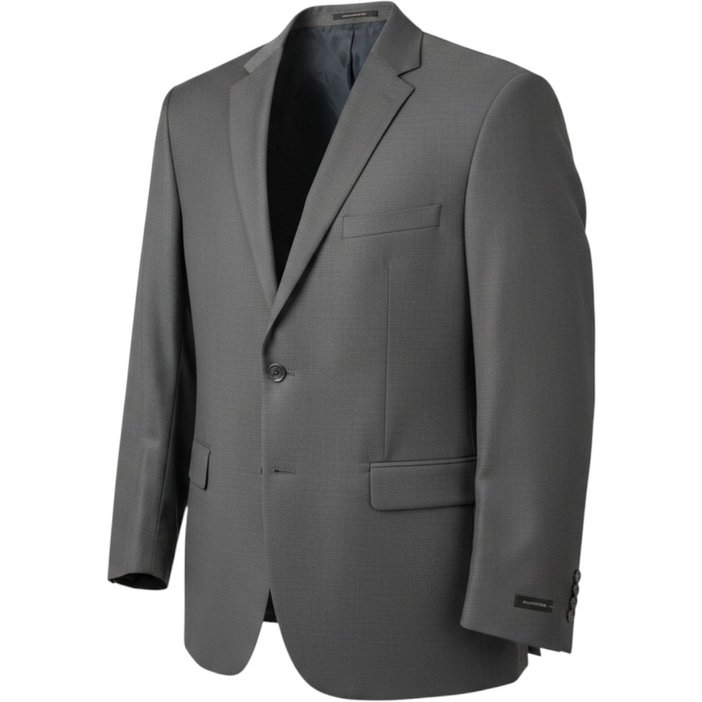 Braveman Mens Classic Fit Suit Jacket Charcoal Gray Blazer 50L PR02 NWT